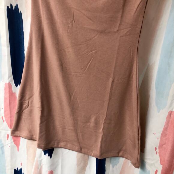 Free People FP Beach Cora Mini Dress in Pink / Tan Size Small - Picture 6 of 12